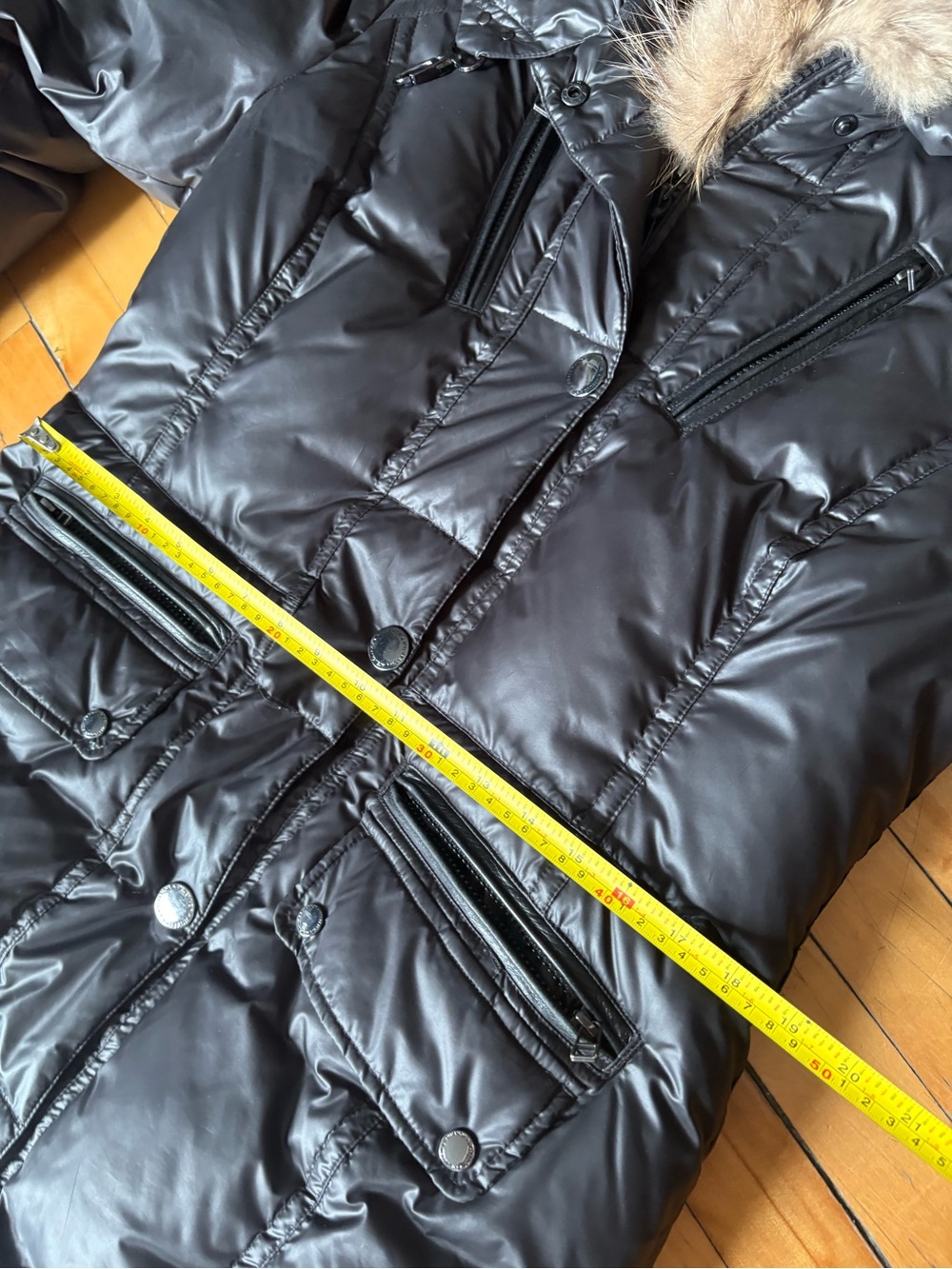 Rudsak Atelier Noir Sz XL Puffer Down Filled Black Winter Coat - Picture 10 of 16